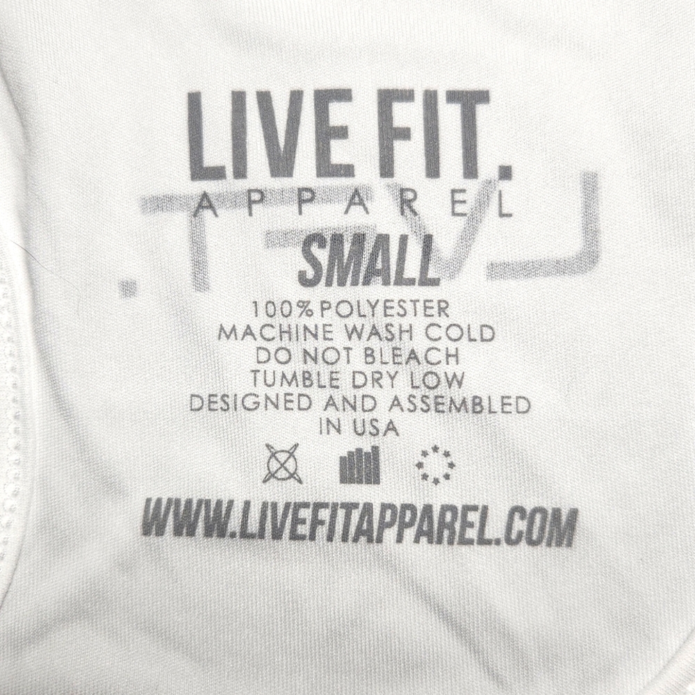 Women's LVFT Routine Racerback Tank Top - White - Picture 7 of 8